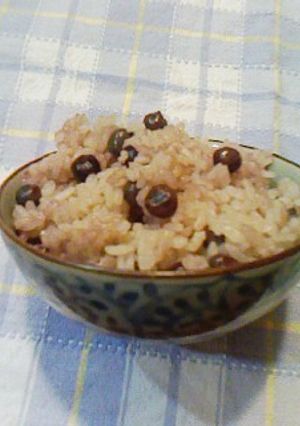 簡単、お豆ごはん-レシピのメイン写真