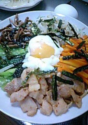 韓国ビビンバと和風パスタの激ウマコラボ★-レシピのメイン写真