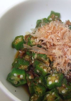 簡単！ご飯のお供にオクラのポン酢炒め-レシピのメイン写真