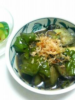 3分で茄子とピーマンの煮物-レシピのメイン写真