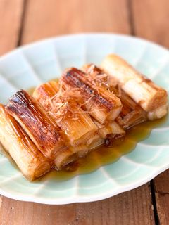 簡単!白ねぎの焼き浸し/和風マリネ-レシピのメイン写真
