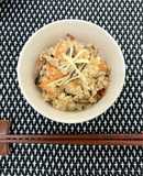 アルファ米炊き込みご飯(大量調理)