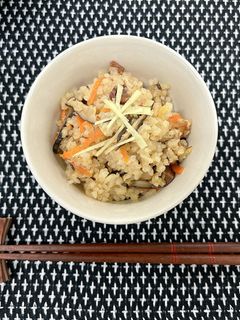 アルファ米炊き込みご飯(大量調理)-レシピのメイン写真