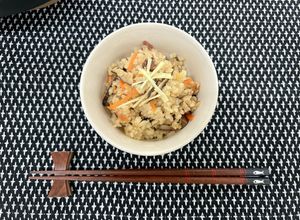 アルファ米炊き込みご飯(大量調理)-レシピのメイン写真