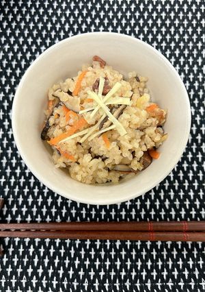 アルファ米炊き込みご飯(大量調理)-レシピのメイン写真