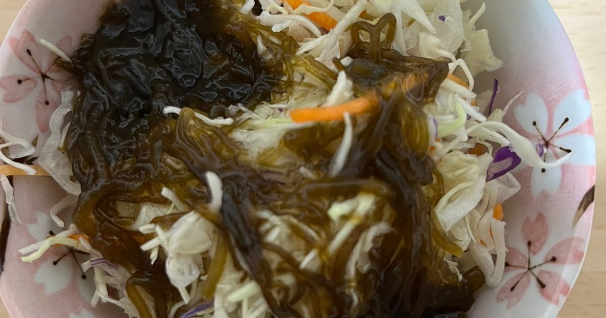 市販の野菜ミックス+もずく酢 by mihana0705 【クックパッド】 簡単