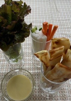 里芋のスティック春巻きサラダ-レシピのメイン写真