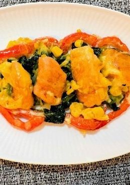 ワンパンで簡単！鮭と彩り野菜のとろ～りチーズ焼き-レシピのメイン写真