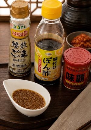 材料4つ☆チョレギサラダのドレッシング①-レシピのメイン写真