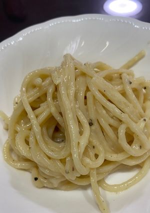 ルゥさえあれば‥濃厚カレーカルボパスタ-レシピのメイン写真