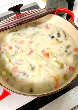 野菜たっぷり和風豆乳シチュー-レシピのメイン写真
