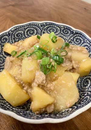 じゃがいもとかぶのそぼろ煮-レシピのメイン写真