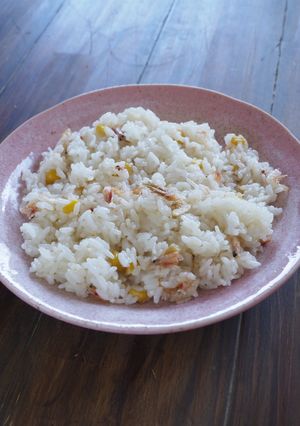 《主食》桜エビとコーンのピラフ-レシピのメイン写真