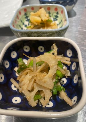 新蓮根とごぼうの酢の物-レシピのメイン写真