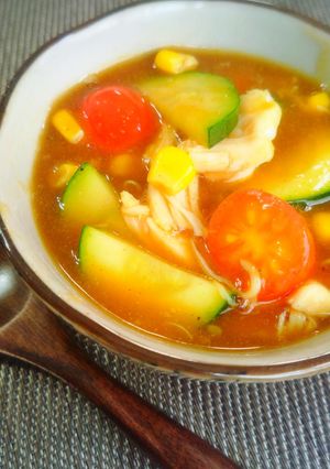 ＊息子のために10分で作る夏野菜カレー＊-レシピのメイン写真