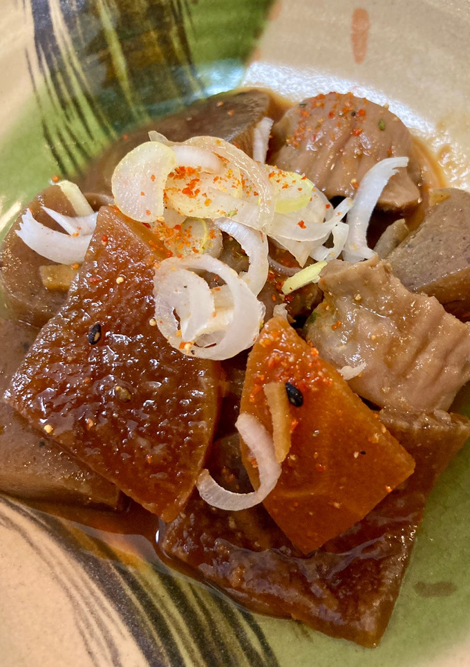 煮込むだけ簡単♪砂肝の赤みそ煮-レシピのメイン写真