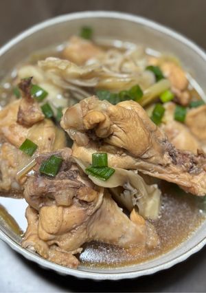 手羽元と舞茸のさっぱり煮-レシピのメイン写真