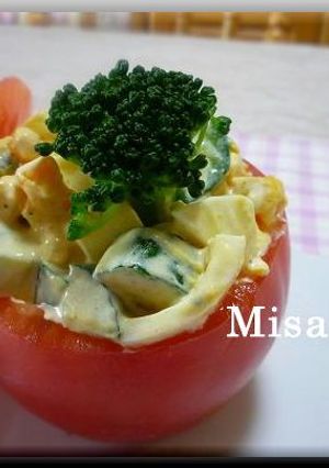 トマトのカップサラダ-レシピのメイン写真