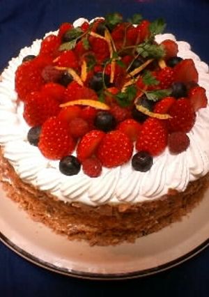 簡単豪華なワンホールケーキ-レシピのメイン写真