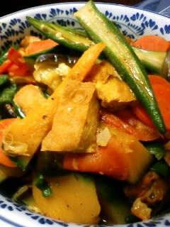 夏野菜、めっさとれる!カレー炒め-レシピのメイン写真
