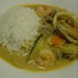 タイ風シーフードカレー・ズッキーニ入り