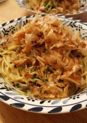 あえるだけ簡単☆野沢菜スパゲティ-レシピのメイン写真