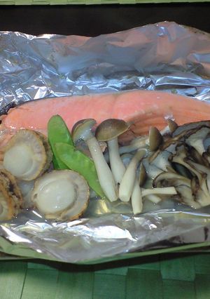 男の鮭ホイル焼き-レシピのメイン写真