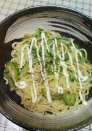 ゴーヤとツナの塩焼きそば-レシピのメイン写真