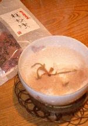桜花漬茶-レシピのメイン写真