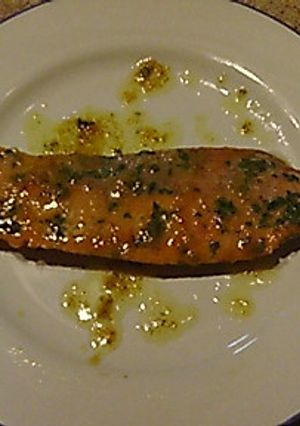 サーモンのバジルソテーゆずこしょうソース-レシピのメイン写真