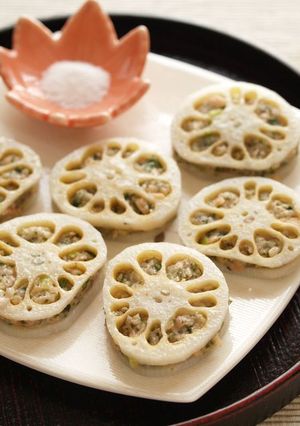 れんこんのキラキラ万華鏡蒸し-レシピのメイン写真