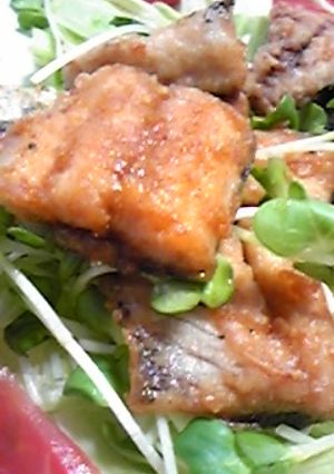 いわしのから揚げ☆のっけ盛りサラダ-レシピのメイン写真