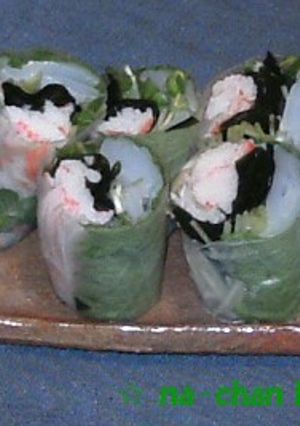 刺身コンニャクの生春巻き-レシピのメイン写真