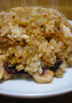タコとセロリのチャーハン-レシピのメイン写真