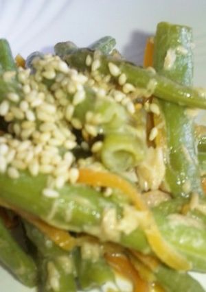 キンピラ?サラダ?インゲンの和え物☆-レシピのメイン写真