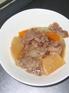 牛肉と大根の味噌煮-レシピのメイン写真
