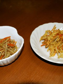 きんぴらごぼう-レシピのメイン写真