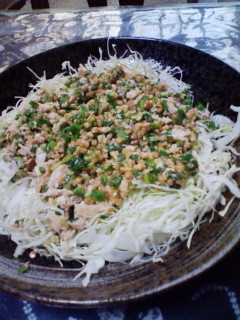 キャベツの納豆鶏ミンチのせ-レシピのメイン写真