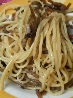 きんぴらごぼうで★★Japoneパスタ★-レシピのメイン写真