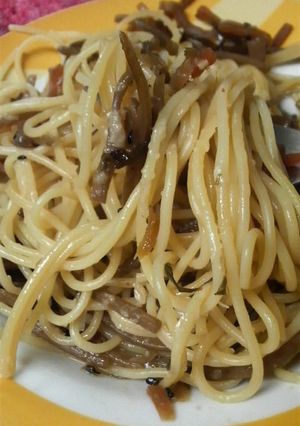 きんぴらごぼうで★★Japoneパスタ★-レシピのメイン写真