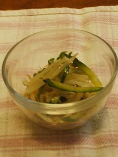もやしとキュウリの中華風酢の物-レシピのメイン写真