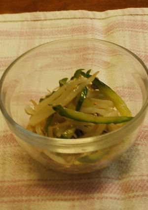 もやしとキュウリの中華風酢の物-レシピのメイン写真