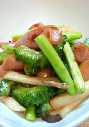 冷蔵庫にある物で☆ ウインナー炒め-レシピのメイン写真