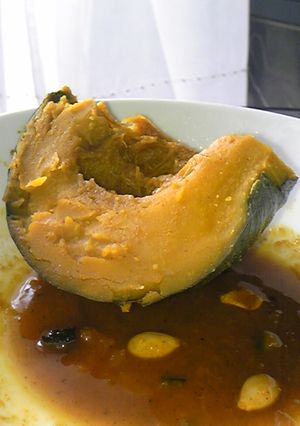 超簡単!余ったカボチャの煮物が変身!-レシピのメイン写真