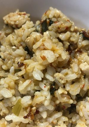 肉ニラ豆腐チャーハン-レシピのメイン写真