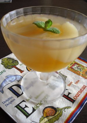 何気に2層・・白桃ゼリー・・-レシピのメイン写真
