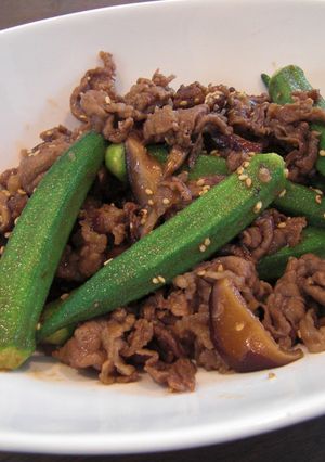 牛肉とオクラのしぐれ煮-レシピのメイン写真