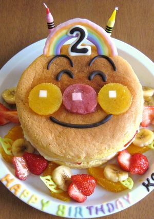 アンパンマンのバースデーケーキ（2歳）-レシピのメイン写真