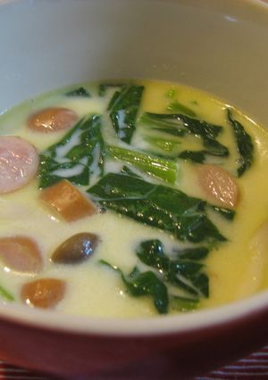 小松菜のクリームシチュー風スープ-レシピのメイン写真