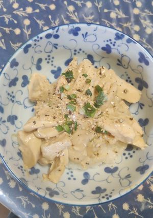 鶏むねクリームチーズ丼-レシピのメイン写真